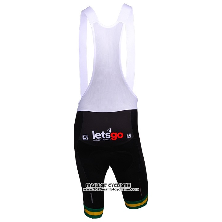 2018 Maillot Ciclismo Mitchelton Scott Champion Australie Manches Courtes et Cuissard
